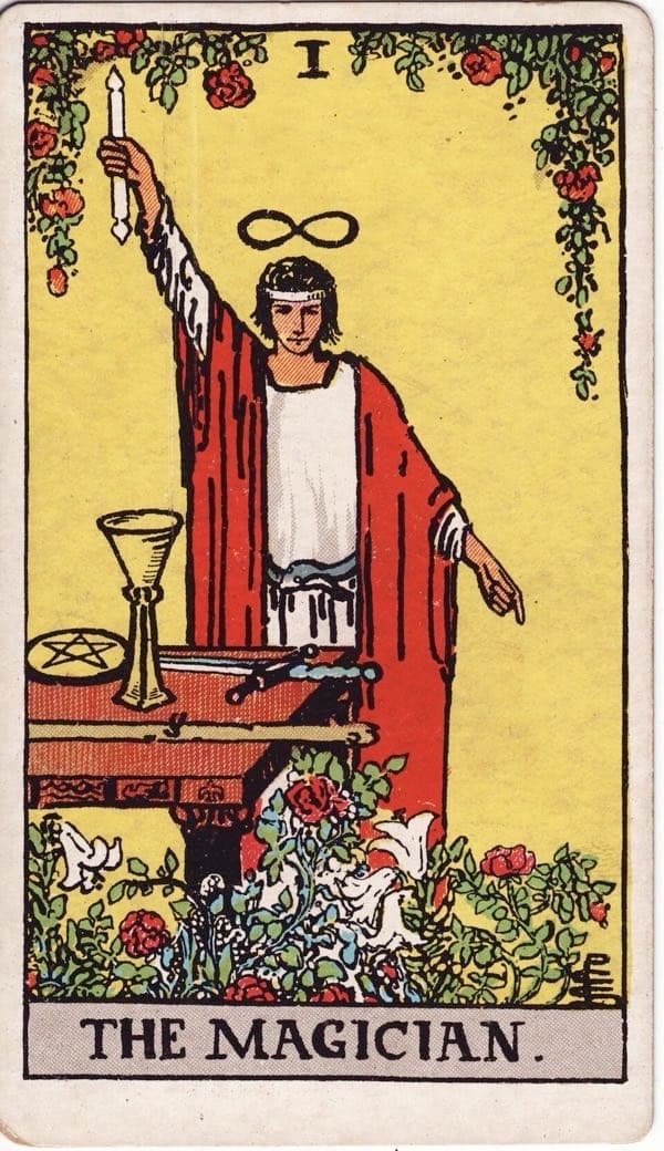 The Magician, upright
