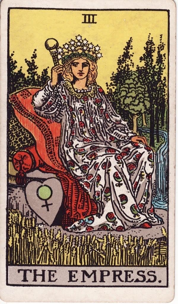 The Empress, upright
