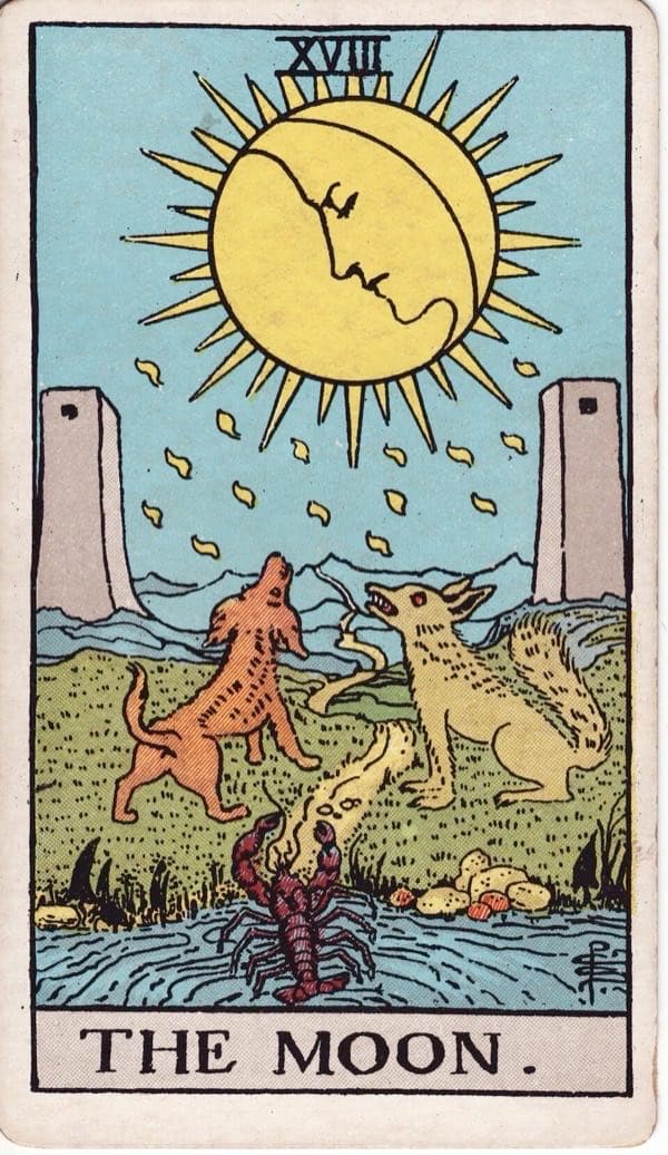 The Moon, upright