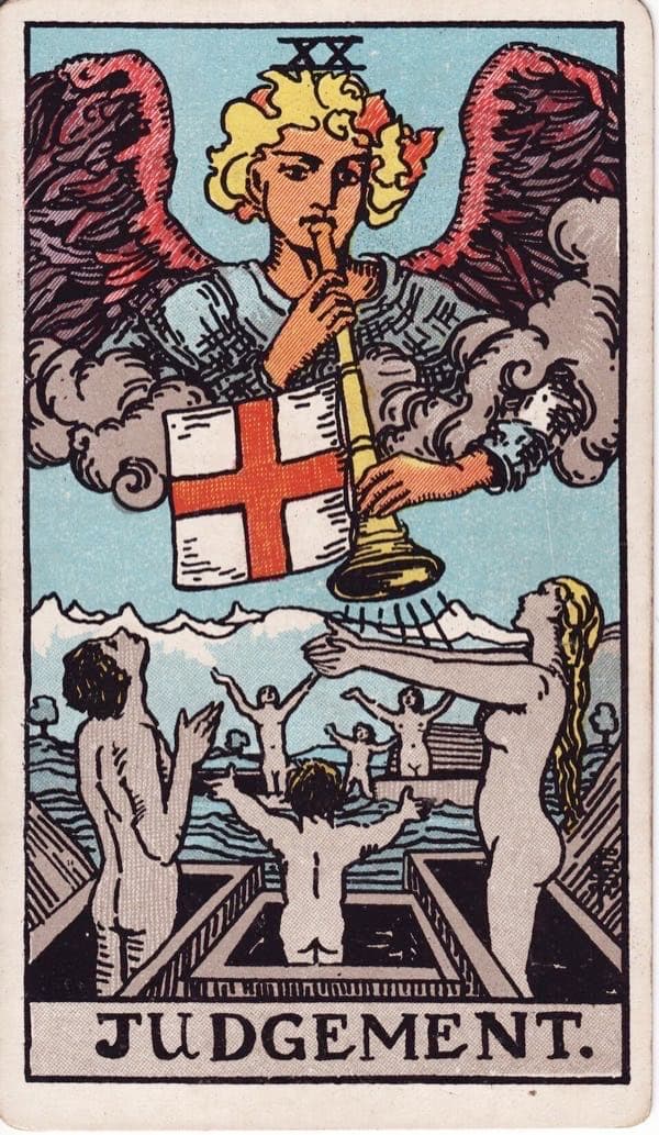 Judgement, upright