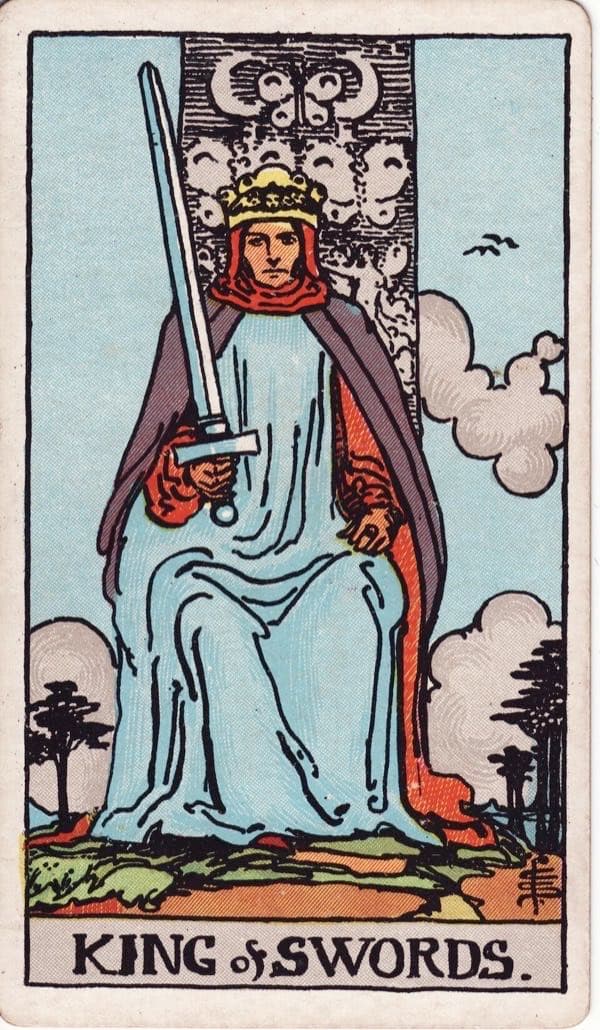 King of Swords, upright