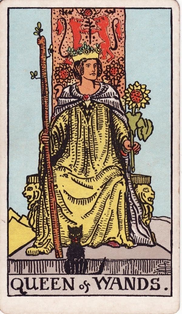 Queen of Wands, reversed
